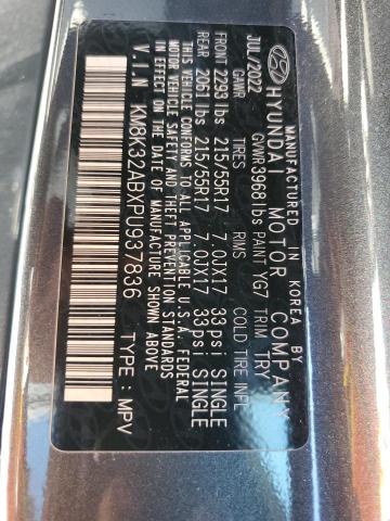 2023 HYUNDAI KONA SEL KM8K32ABXPU937836