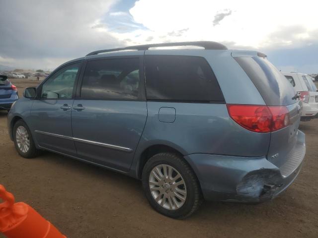 TOYOTA SIENNA XLE 2008 blue sports v gas 5TDBK22C08S009733 photo #3