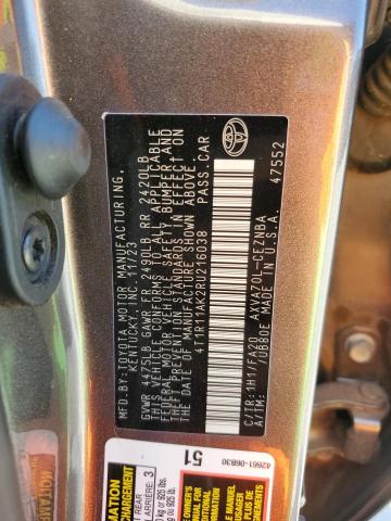 2024 TOYOTA CAMRY LE - 4T1R11AK2RU216038