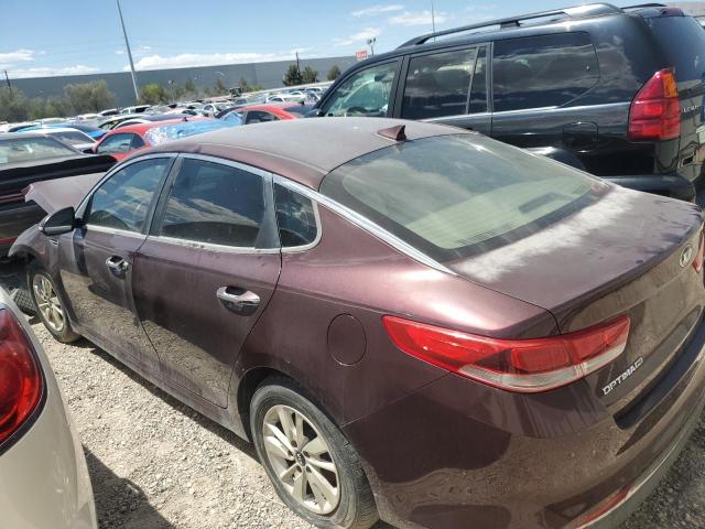 KIA OPTIMA LX 2016 maroon sedan 4d gas 5XXGT4L3XGG019165 photo #3