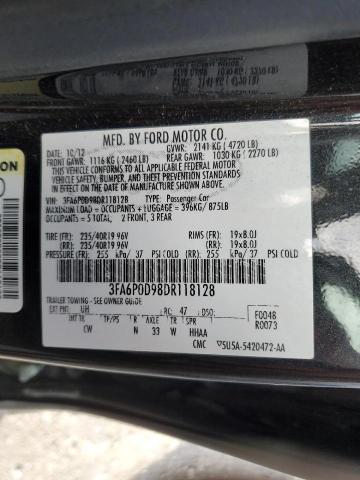 2013 FORD FUSION TIT - 3FA6P0D98DR118128