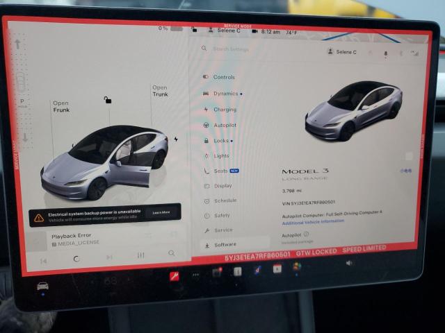 2024 TESLA MODEL 3 - 5YJ3E1EA7RF860501