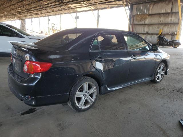 TOYOTA COROLLA XR 2009 black  gas 1NXBE40E49Z020752 photo #4