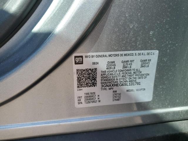 2025 CHEVROLET EQUINOX LT 3GNAXHEG6SL131791