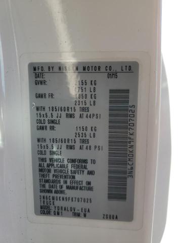 2015 NISSAN NV200 2.5S - 3N6CM0KN9FK707025
