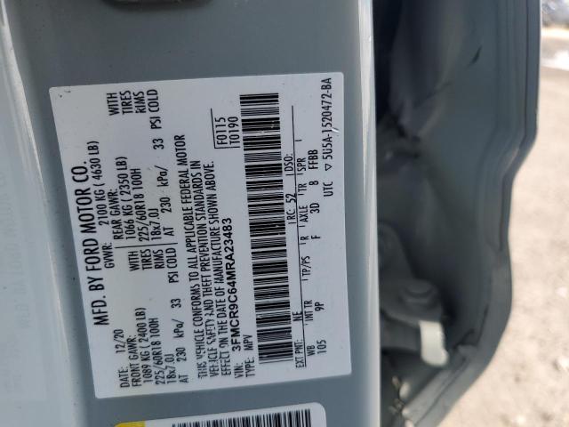 2021 FORD BRONCO SPO - 3FMCR9C64MRA23483