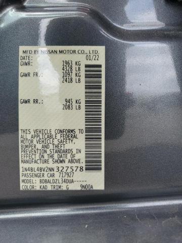 2022 NISSAN ALTIMA S - 1N4BL4BV2NN327578