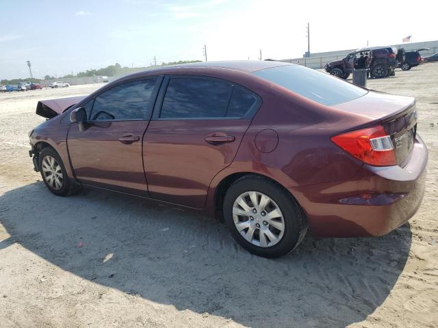 Vin: 19xfb2f54ce109978, lot: 55763725, honda civic lx 20122