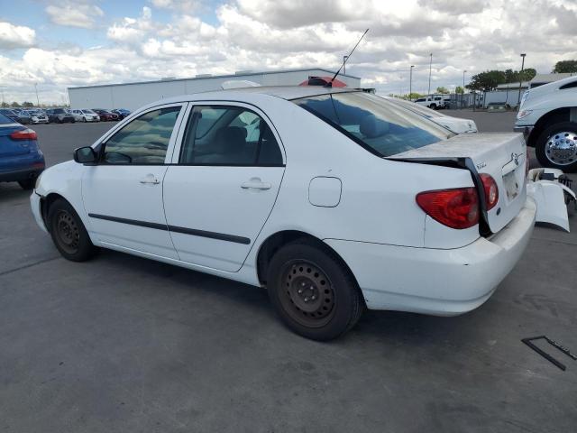 TOYOTA COROLLA CE 2005 white  gas 1NXBR32E35Z453551 photo #3