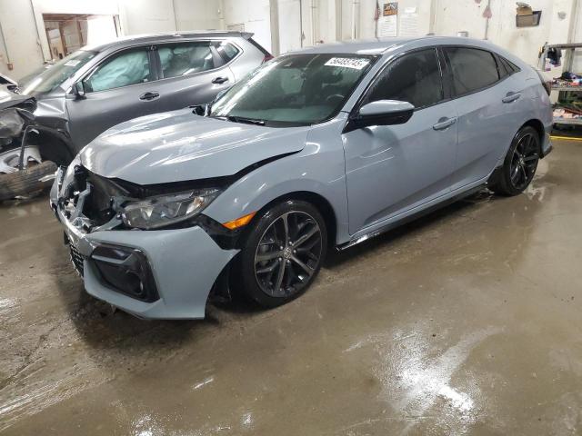 Vin: shhfk7h40mu406158, lot: 56485745, honda civic sport 2021 img_1