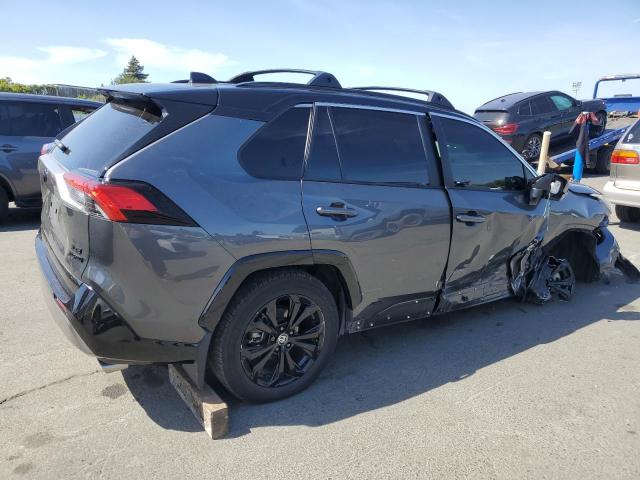 TOYOTA RAV4 XSE 2022 gray  hybrid engine JTME6RFV1ND524396 photo #4