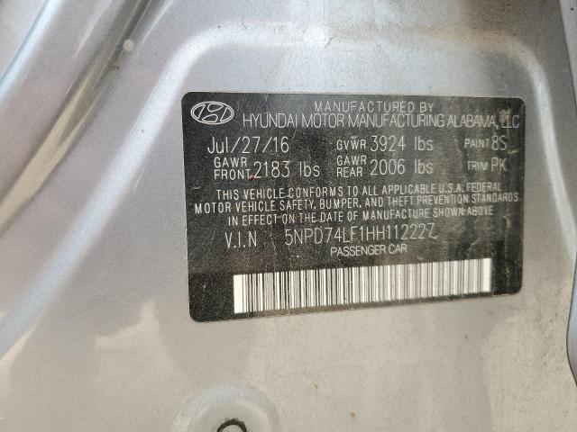 2017 HYUNDAI ELANTRA SE - 5NPD74LF1HH112227