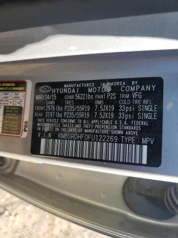 2015 HYUNDAI SANTA FE G KM8SRDHF0FU122269