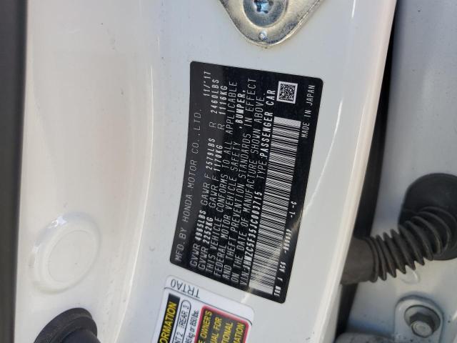 2018 HONDA CLARITY TO JHMZC5F35JC003715