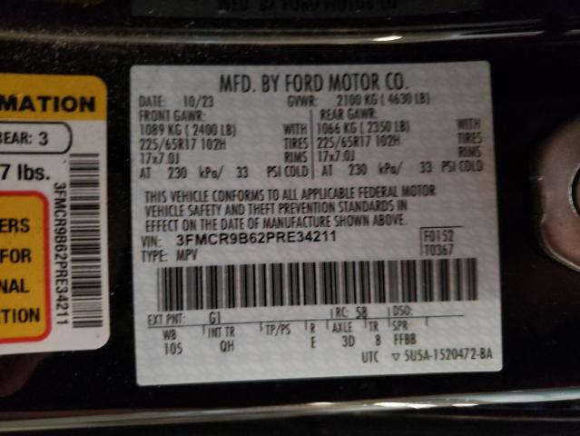 2023 FORD BRONCO SPO - 3FMCR9B62PRE34211
