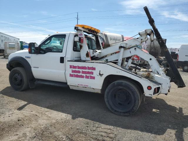 FORD F550 SUPER 2007 white chassis diesel 1FDAF56P77EB11416 photo #3