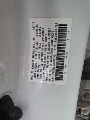 2017 HONDA ACCORD SPORT 1HGCR2F52HA300101