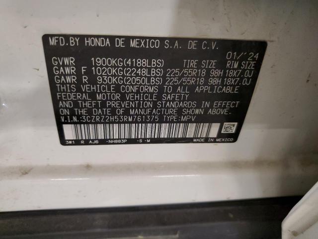 2024 HONDA HR-V SPORT - 3CZRZ2H53RM761375