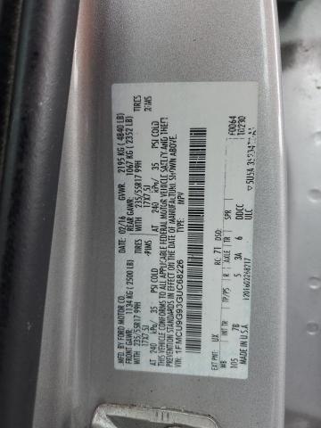 2016 FORD ESCAPE SE - 1FMCU9G93GUC68226