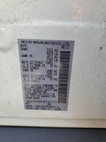 2017 NISSAN ROGUE SV - 5N1AT2MV0HC872472