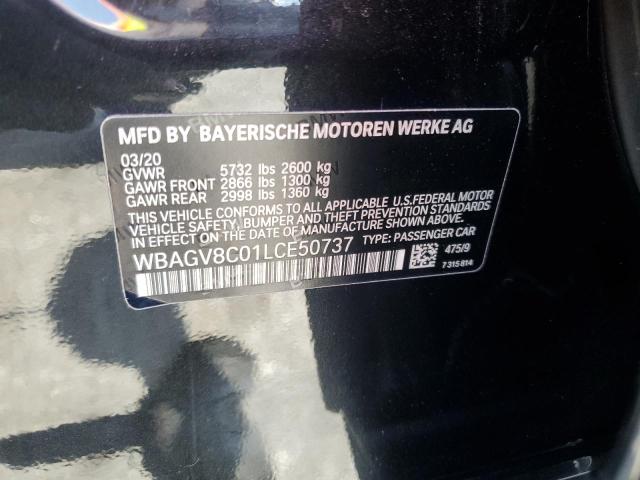 2020 BMW M850XI WBAGV8C01LCE50737