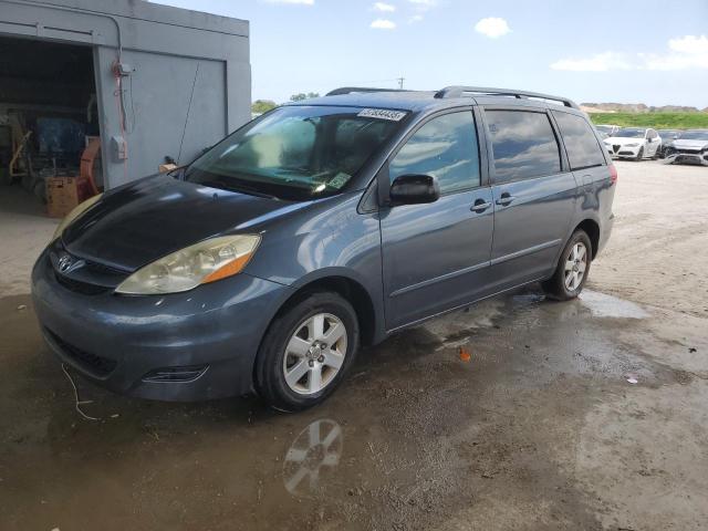 TOYOTA SIENNA CE 2008 gray sports v gas 5TDZK23CX8S122389 photo #1