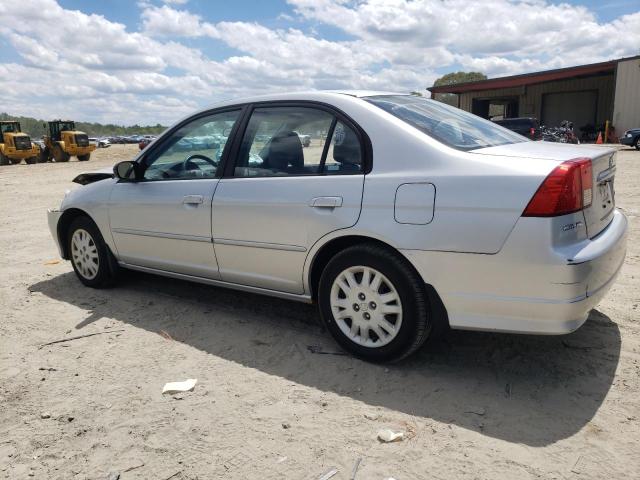 HONDA CIVIC LX 2005 silver  gas 2HGES16585H542248 photo #3