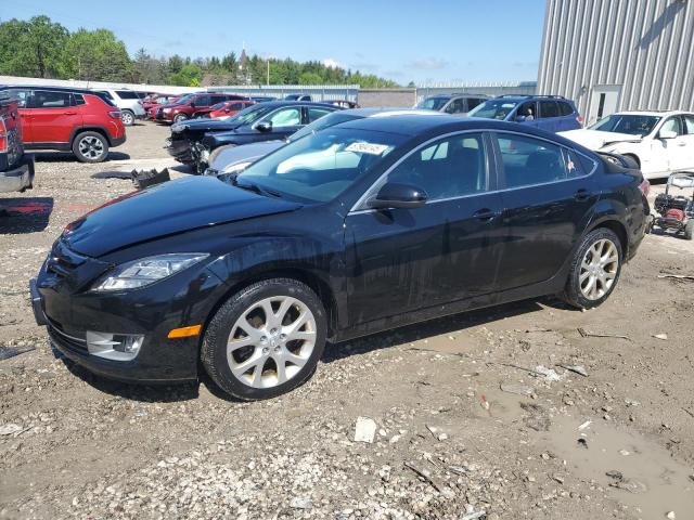 MAZDA 6 S 2009 black  gas 1YVHP82B995M11595 photo #1