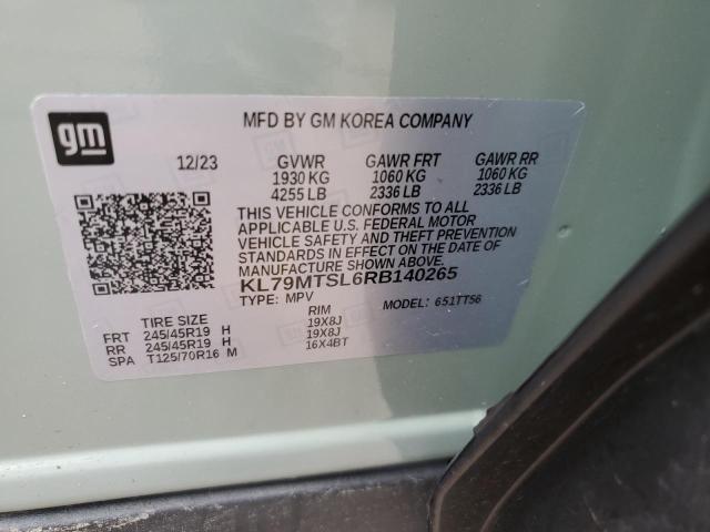 2024 CHEVROLET TRAILBLAZE - KL79MTSL6RB140265