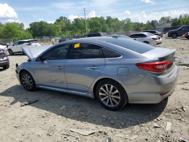 Vin: 5npe34af7gh289009, lot: 55352875, hyundai sonata sport 20162