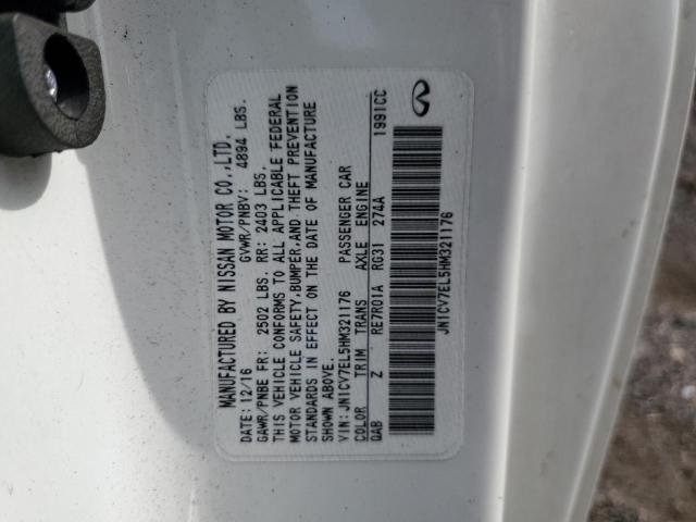 2017 INFINITI Q60 BASE JN1CV7EL5HM321176