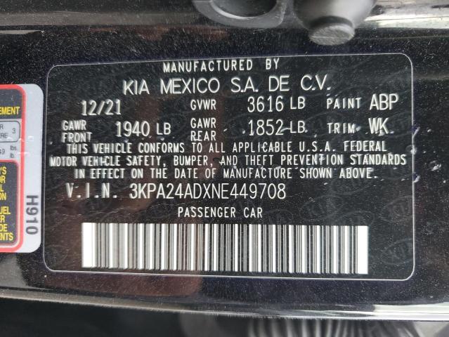 2022 KIA RIO LX - 3KPA24ADXNE449708