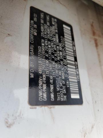 2022 SUBARU FORESTER W JF2SKAMC0NH529102