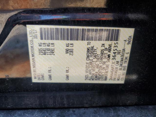 2018 NISSAN MAXIMA 3.5 - 1N4AA6AP7JC364535