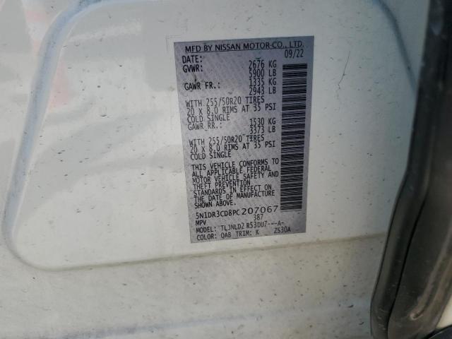 2023 NISSAN PATHFINDER 5N1DR3CD8PC207067