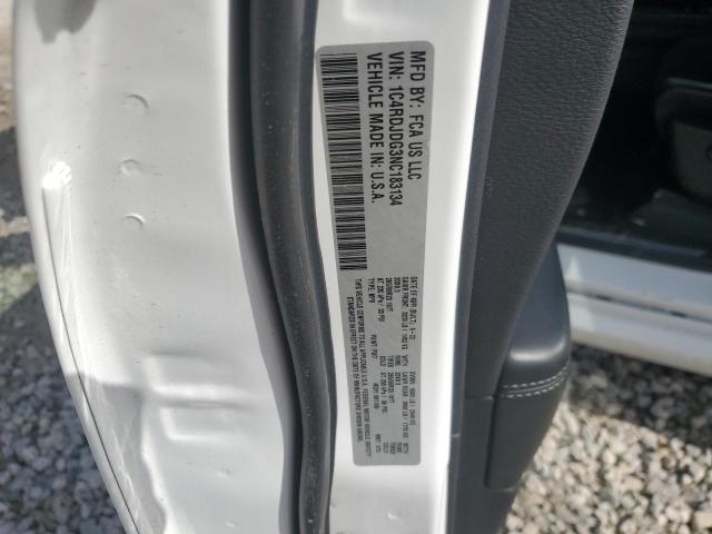 2022 DODGE DURANGO GT 1C4RDJDG3NC183134