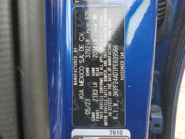 2023 KIA FORTE LX 3KPF24AD1PE639566