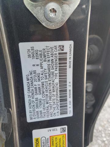 2024 HONDA CIVIC SPOR 2HGFE2F55RH592743