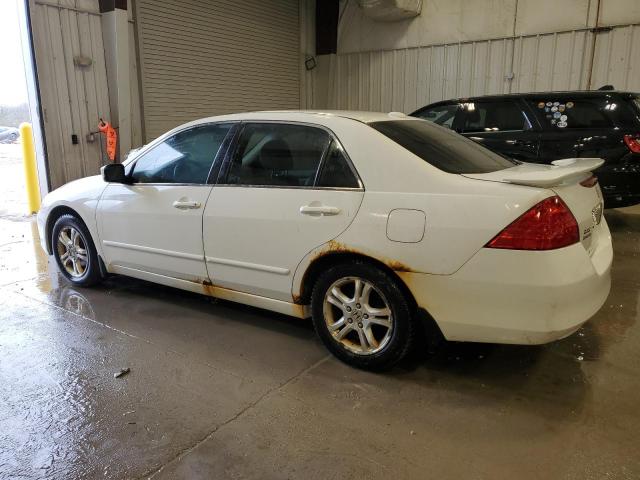 HONDA ACCORD EX 2007 white  gas 1HGCM56897A187658 photo #3