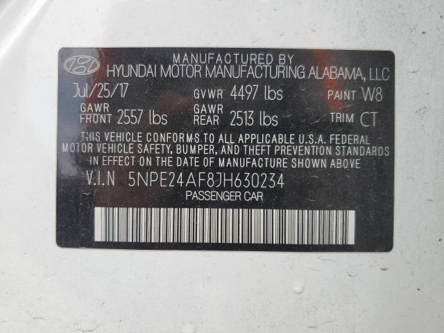 2018 HYUNDAI SONATA SE - 5NPE24AF8JH630234