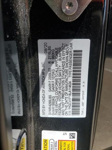 2020 HONDA ACCORD LX 1HGCV1F18LA114624