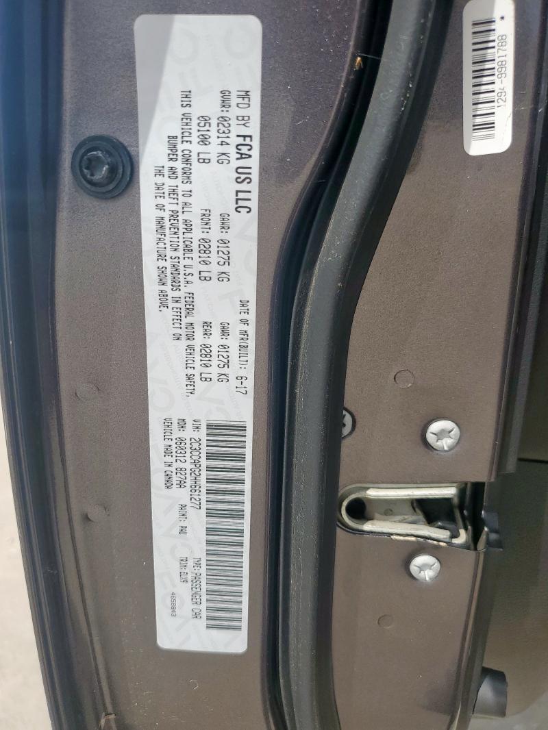 2017 CHRYSLER 300C PLATI 2C3CCAPG2HH661277