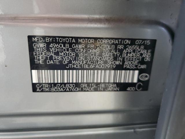 2015 LEXUS GS 350 JTHCE1BL6FA007919