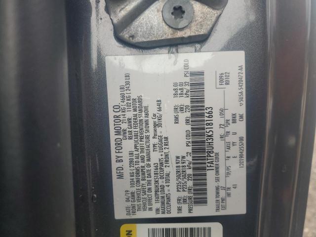 2019 FORD MUSTANG - 1FATP8UH3K5181663