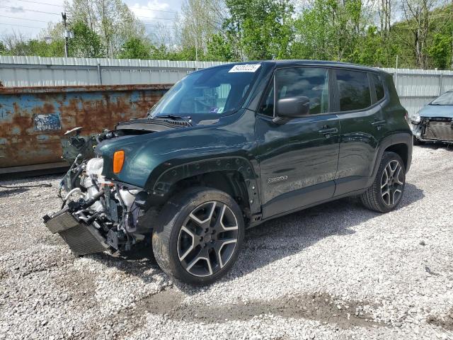 Vin: zacnjdab1mpm54636, lot: 54333225, jeep renegade sport 2021 img_1