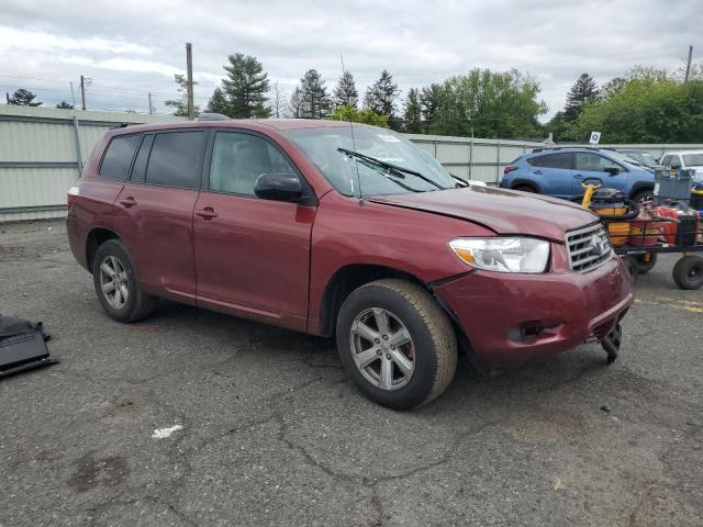 Vin: 5tdbk3eh7as019646, lot: 59024105, toyota highlander 20104
