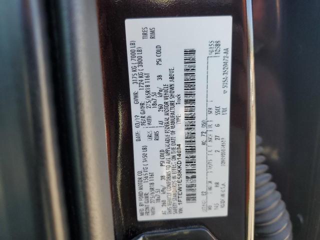 2019 FORD F150 SUPER - 1FTEW1E58KKD14694