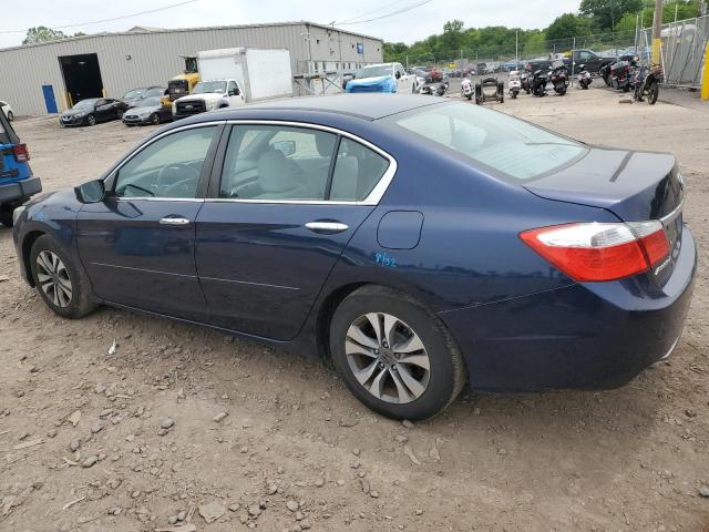 HONDA ACCORD LX 2015 blue  gas 1HGCR2F34FA272345 photo #3