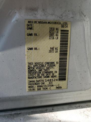 2015 NISSAN ALTIMA 2.5 - 1N4AL3AP7FC148524