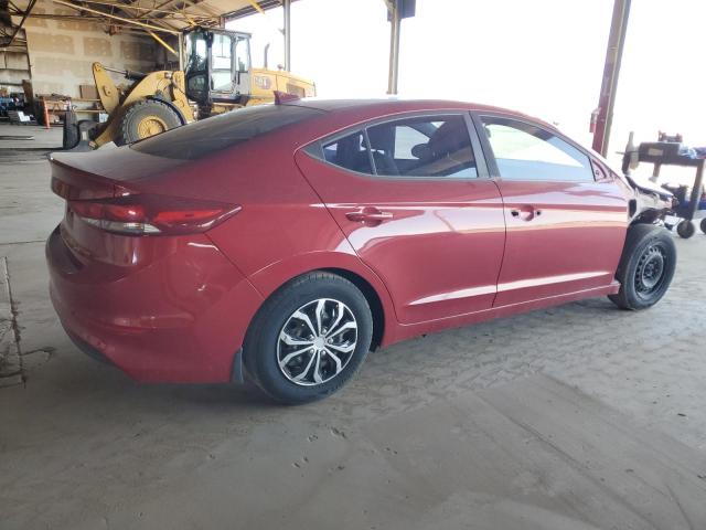 HYUNDAI ELANTRA SE 2017 red  gas KMHD74LF6HU282102 photo #4